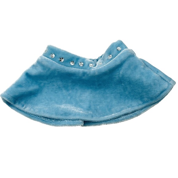 American Girl Blue Velvet Skirt Only From Two-in-One Skating Set Replacement‎ - Picture 1 of 4